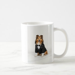 Caneca De Café Noivo Sheltie