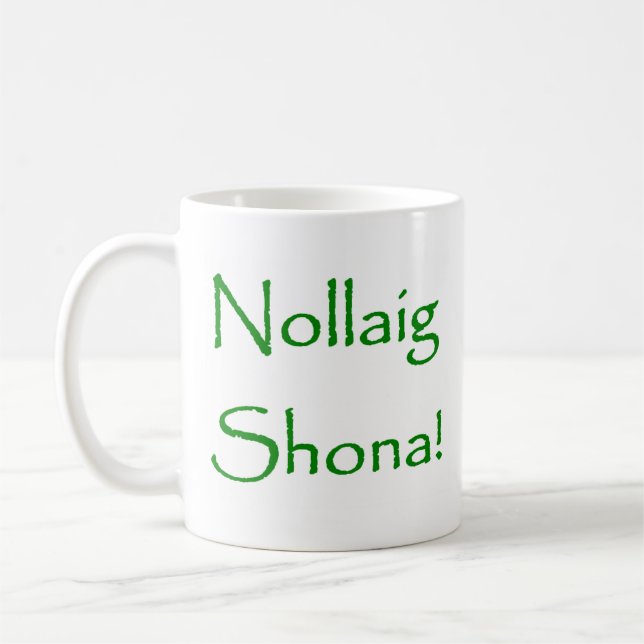 Caneca De Café Nollaig Shona (Esquerda)