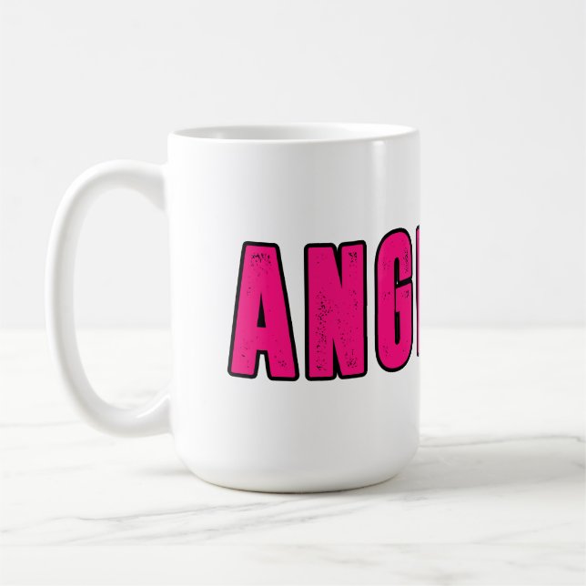 Caneca De Café nome Angelyne (Esquerda)