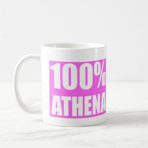 Caneca De Café Nome Athena 100%