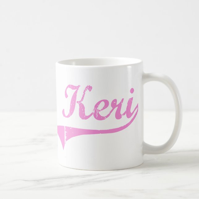 Caneca De Café Nome clássico do estilo de Keri (Direita)