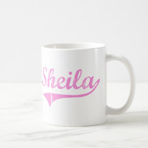 Caneca De Café Nome clássico do estilo de Sheila