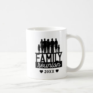 Caneca De Café Nome da família Ano Reunião da família