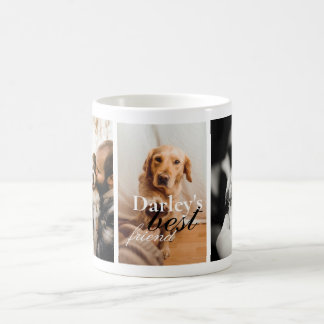 Caneca De Café Nome da Família de Fotografias do Melhor Amigo do