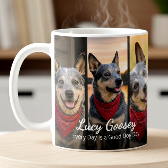 Caneca De Café Nome da Foto de Cachorro 6 Foto (Criador carregado)