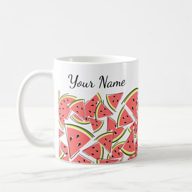 Caneca De Café Nome da melancia (Esquerda)