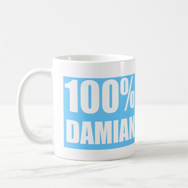Caneca De Café Nome Damian (Esquerda)