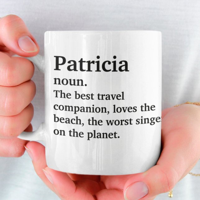 Caneca De Café Nome de amigo personalizado com definição engraçad (Criador carregado)