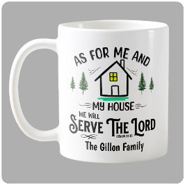 CANECA DE CAFÉ NOME DE FAMÍLIA PERSONALIZADO MUG