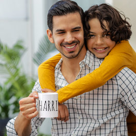 Caneca De Café Nome de fonte magra do na moda, Clássico de férias