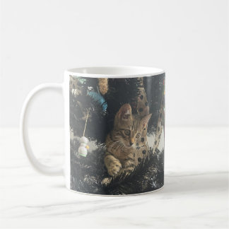 Caneca De Café Nome de Foto de Pet Gatinho Fofo 