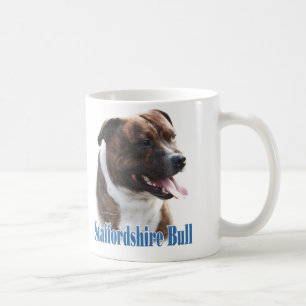 Caneca De Café Nome de Staffordshire bull terrier