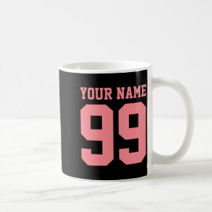 Caneca De Café Nome do Futebol Personalizado Menino Menina
