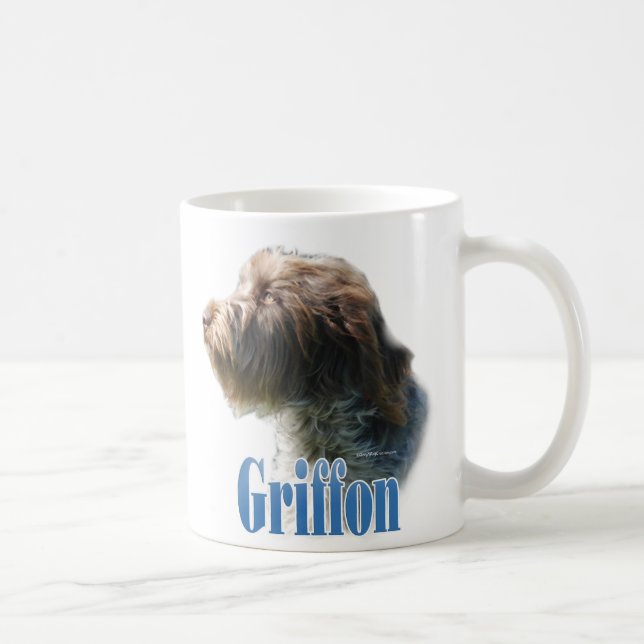 Caneca De Café Nome do Griffon Apontado por Wirehaired (Direita)