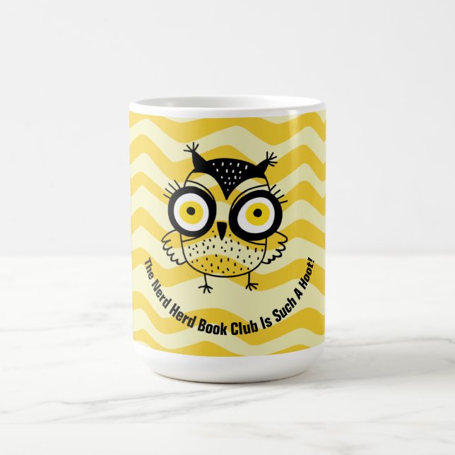Caneca De Café Nome do Grupo Wise Owl Monogram Club (Centro)
