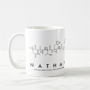 Caneca De Café Nome do peptídeo Nathan mug
