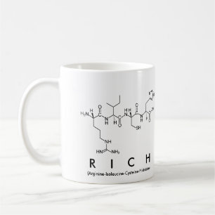 Caneca De Café Nome do peptídeo rico mug