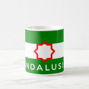 Caneca De Café nome do texto do país da espanha da bandeira da