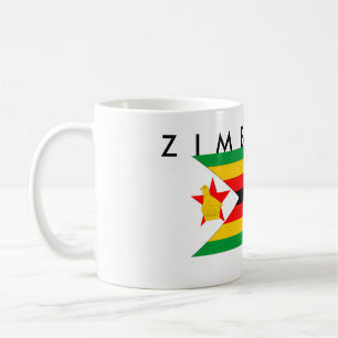 Caneca De Café nome do texto do símbolo da nação da bandeira d