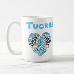 Caneca De Café Nome Do Tucker Com Orcas, Coffee Mug