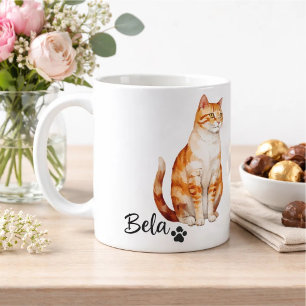 Caneca De Café Nome e Foto com Tipografia Simples Moderna e Legal