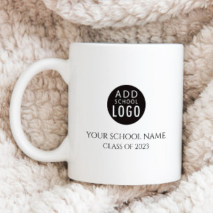 Caneca De Café Nome e Logotipo da Escola Personalizados para Form
