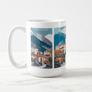 Caneca De Café Nome e texto personalizados Montenegro