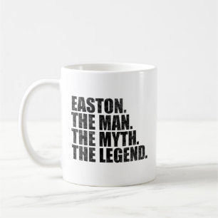 Caneca De Café Nome Easton, Easton O Homem O Mito A Lenda