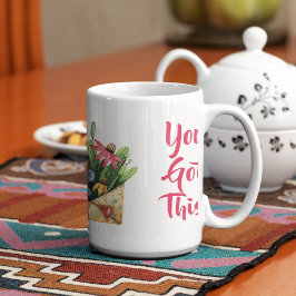 Caneca De Café Nome em Watercolor Você Tem Este 15oz Grande