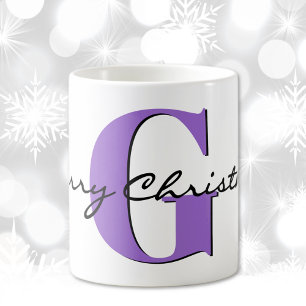 Caneca De Café Nome, Fevereiro Ametist   Feliz Natal