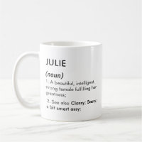 Nome Julie, Nome editável, Nome personalizado