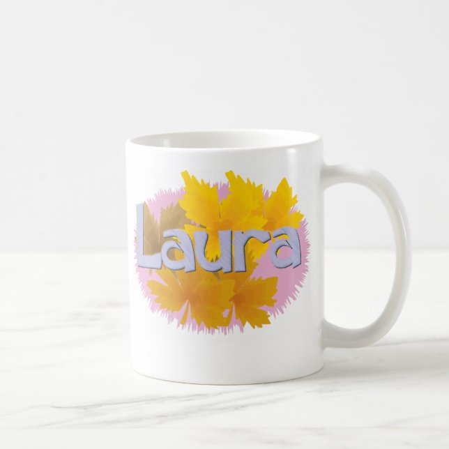CANECA DE CAFÉ NOME LAURA (Direita)