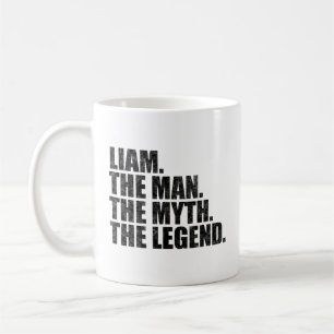 Caneca De Café Nome Liam, Liam O Homem O Mito A Lenda