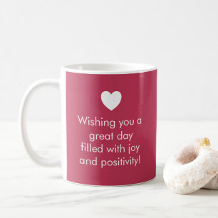 Caneca De Café Nome Magenta Vibrante De Cor De Tendência / Mug De