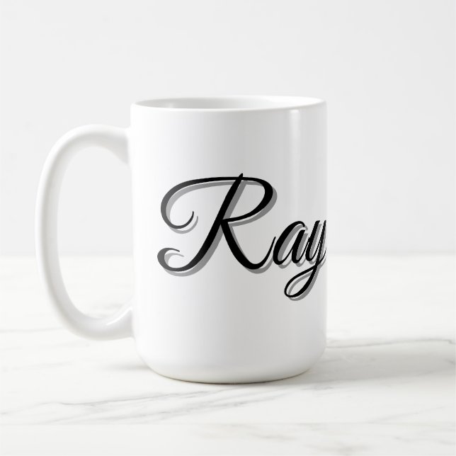 Caneca De Café Nome masculino Ray, (Esquerda)