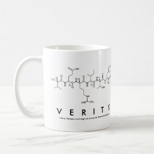 Caneca De Café Nome peptídeo de veridade