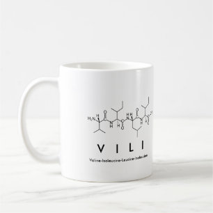 Caneca De Café Nome peptídeo de Vili