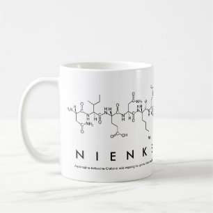 Caneca De Café nome peptídeo Nienke mug