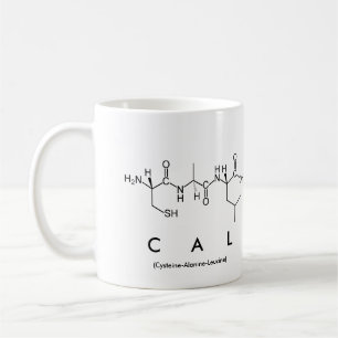 Caneca De Café Nome peptídico Cal mug