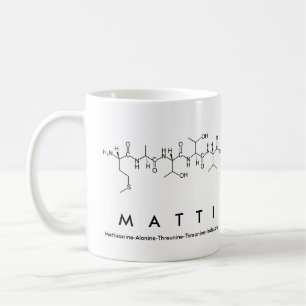 Caneca De Café Nome peptídico de Matti
