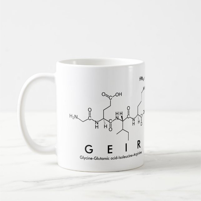 Caneca De Café Nome peptídico Geir (Esquerda)
