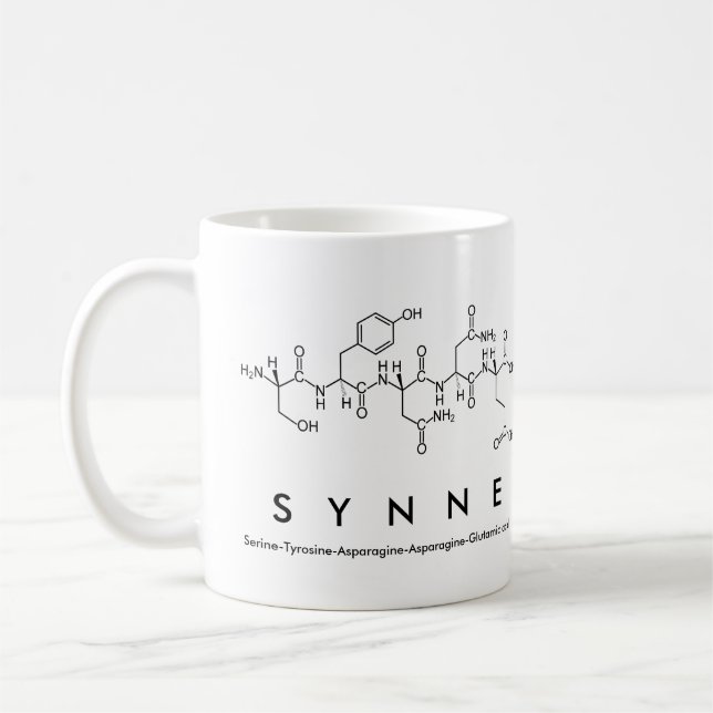 Caneca De Café Nome peptídico sinne mug (Esquerda)