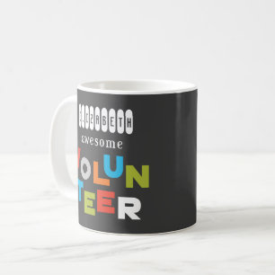 Caneca De Café Nome Personalizado, Apreciação Incrível do Voluntá