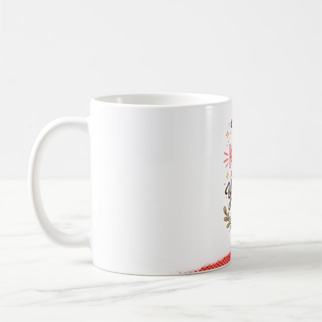 Caneca de Café Nome Personalizado - Branco Minimal (Esquerda)
