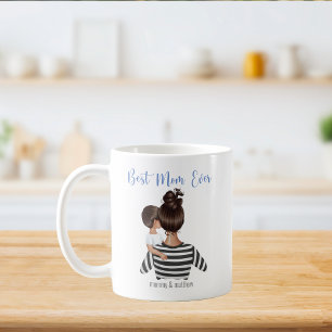 Caneca De Café Nome Personalizado da Melhor Mãe
