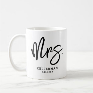 Caneca De Café Nome Personalizado da Sra.