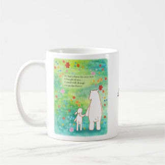 Caneca De Café Nome personalizado de citação de Poema romântica d