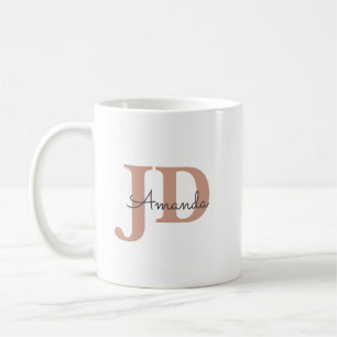 Caneca De Café Nome Personalizado de Graduação JD do Advogado Cut