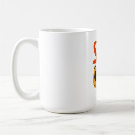Caneca De Café Nome personalizado de Halloween assustador