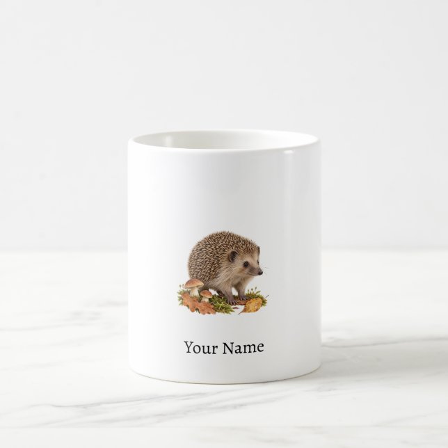 Caneca De Café Nome Personalizado deouriço-cacheiro Presente de O (Centro)